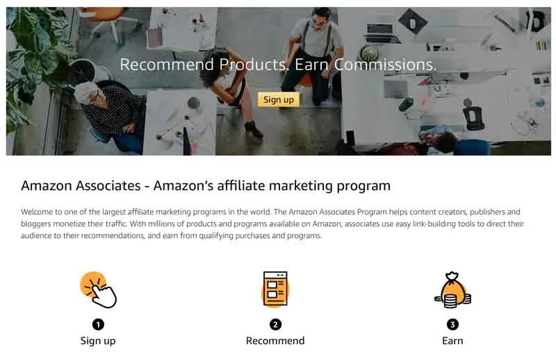 Amazon Associates program