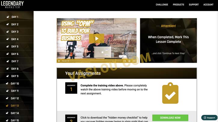 Legendary Marketer 15 Day Challenge Day 13