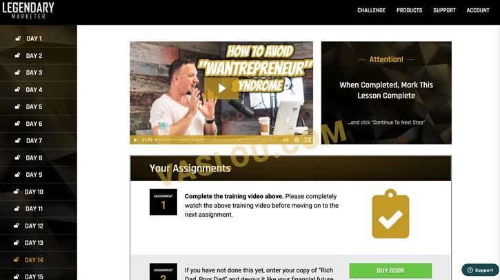 Legendary Marketer 15 Day Challenge Day 14