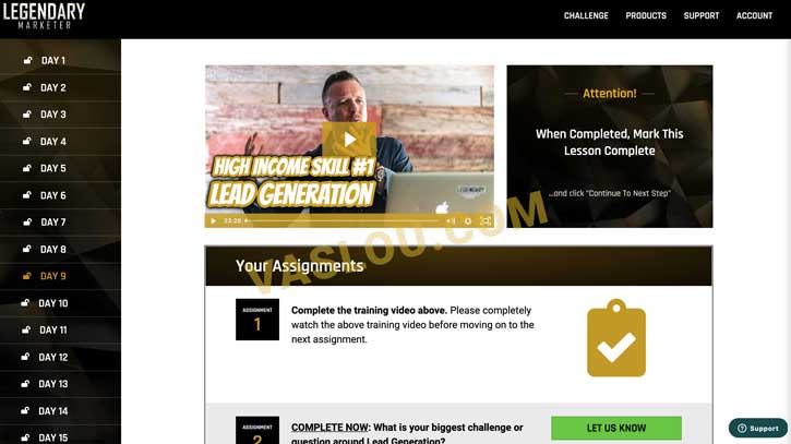 Legendary Marketer 15 Day Challenge Day 9