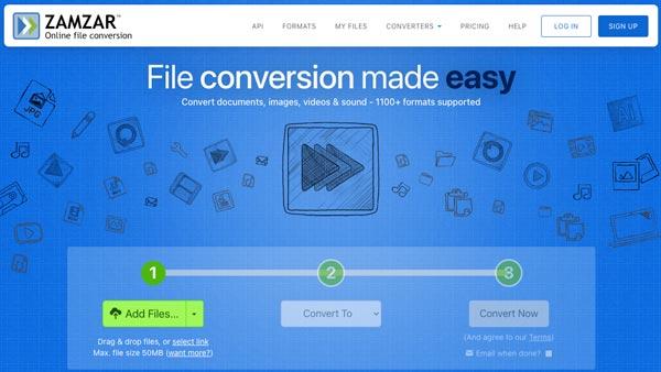 Zamzar Online File Conversion