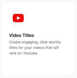 Jasper video titles template