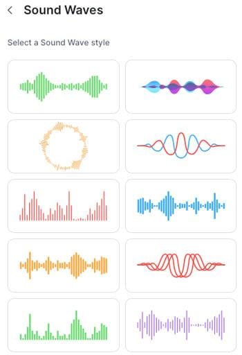 Veed io music visualizer sound waves