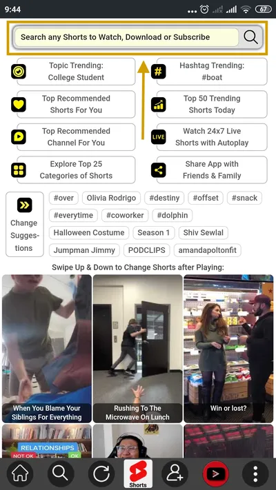 Tube Shorts Watch Short Videos