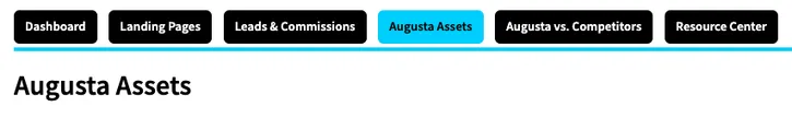 Augusta affiliate program assets