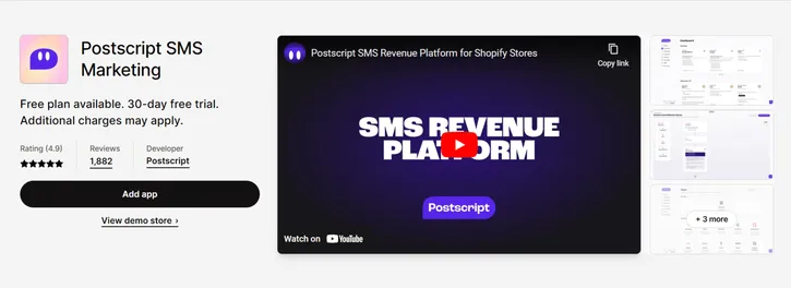 Postscript SMS Marketing App for Shopify