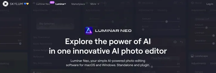 Skylum Luminar Neo AI photo editor